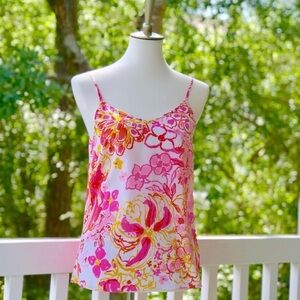 NWT Lilly Pulitzer Zoe Top | Size XS | 100% Silk